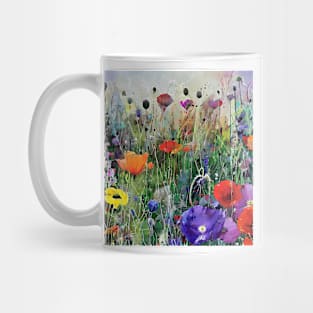 poppy watercolor Mug